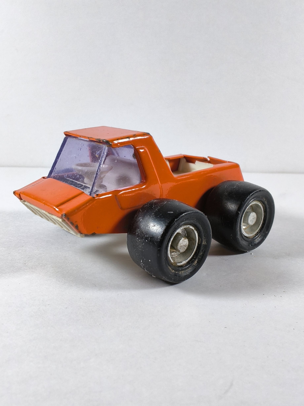 Vintage 1970s Buddy L Orange Beach Buggy Truck Fat Tires Japan Pressed Steel